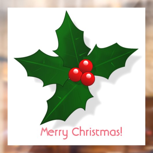 Christmas Mistletoe Fensteraufkleber (Blatt 2)