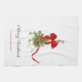 Christmas Mistletoe Geschirrtuch (Horizontal)