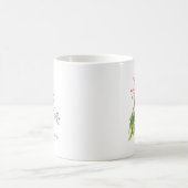 Christmas Mistletoe Holly Berries Personalisiert Kaffeetasse (Mittel)