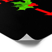 Christmas Mistletoe I Didnt Make The Rules Christm Poster (Ecke)