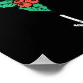 Christmas Mistletoe I Didnt Make The Rules Xmas Hu Poster (Ecke)