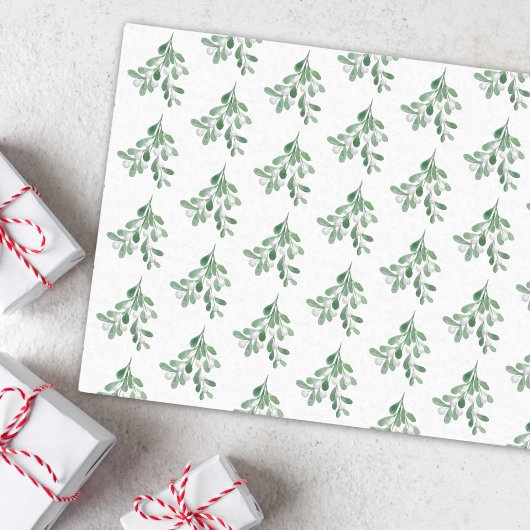 Christmas Mistletoe Seidenpapier