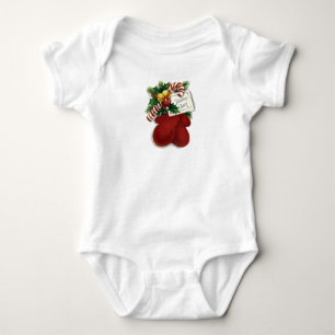 Christmas Mittens Baby T-Shirt Baby Strampler