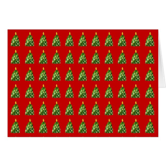 Christmas Mittens Card (Vorderseite (Horizontal))