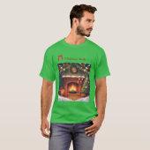 Christmas Mode ON Cozy Fireplace Holiday T-Shirt (Vorne ganz)