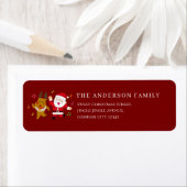Christmas Modern Funny Simple Return Address (Insitu)