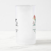 Christmas Monogram Letter Y Alphabet Name for      Mattglas Bierglas (Mittel)