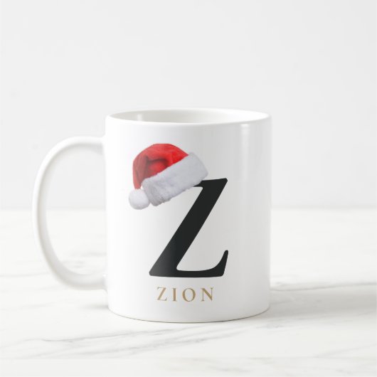 Christmas Monogram Mug Kaffeetasse (Links)