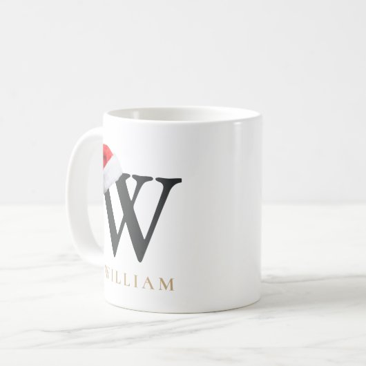 Christmas Monogram Mug Kaffeetasse (Vorderseite Links)