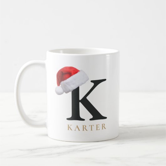 Christmas Monogram Mug Kaffeetasse (Links)