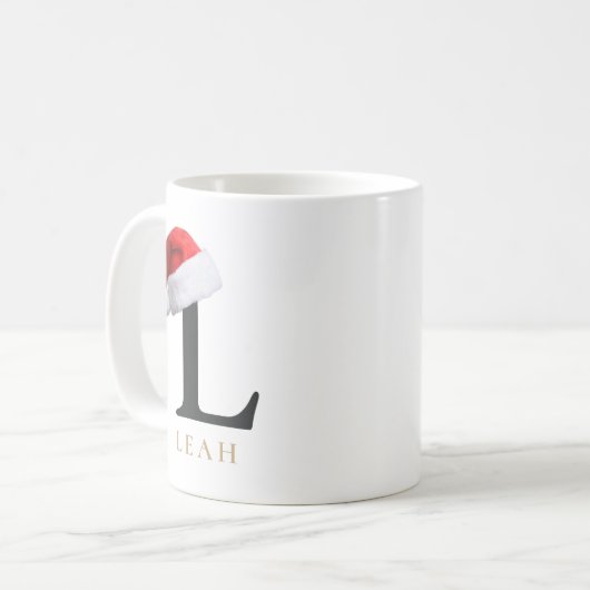 Christmas Monogram Mug Kaffeetasse (Vorderseite Links)