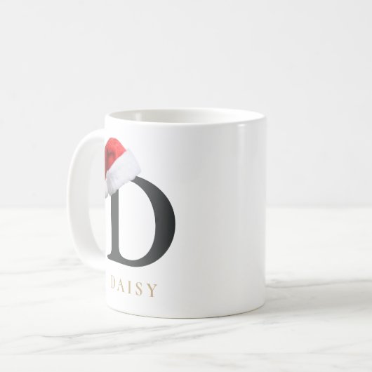 Christmas Monogram Mug Kaffeetasse (Vorderseite Links)