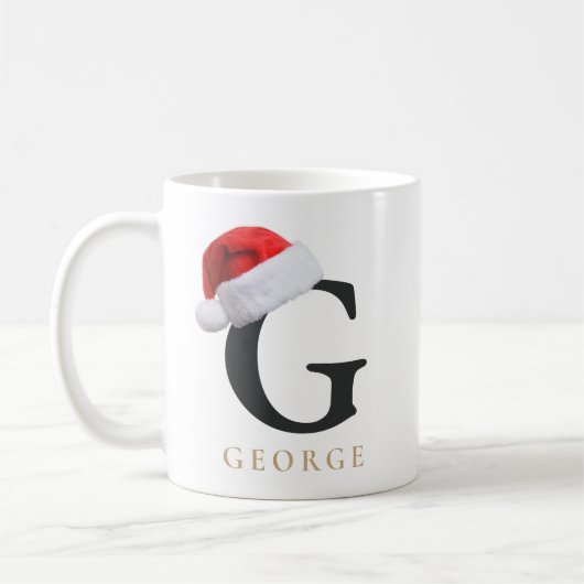 Christmas Monogram Mug Kaffeetasse (Links)
