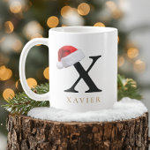 Christmas Monogram Mug Kaffeetasse