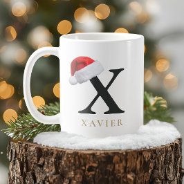 Christmas Monogram Mug Kaffeetasse