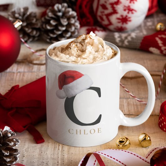 Christmas Monogram Mug Kaffeetasse