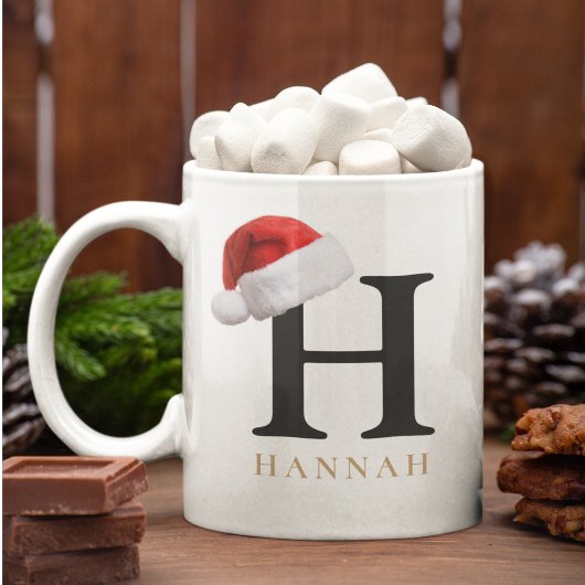 Christmas Monogram Mug Kaffeetasse