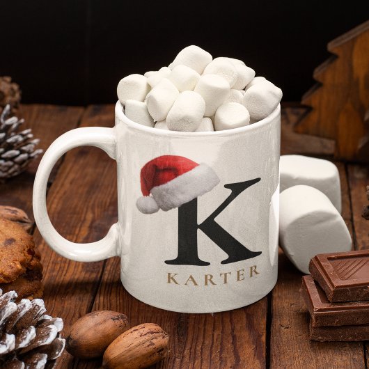 Christmas Monogram Mug Kaffeetasse