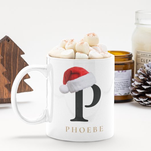 Christmas Monogram Mug Kaffeetasse