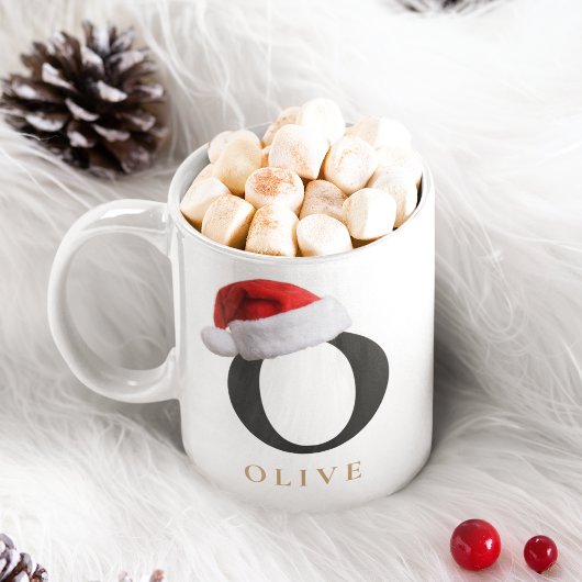 Christmas Monogram Mug Kaffeetasse