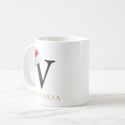 Christmas Monogram Mug Kaffeetasse (Vorderseite Links)