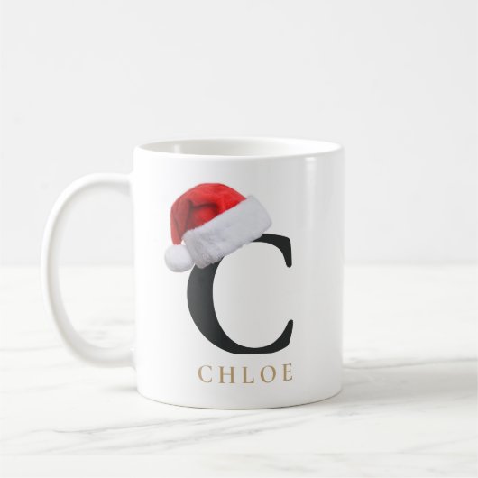 Christmas Monogram Mug Kaffeetasse (Links)
