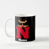 Christmas Monogram With Name Cool Pajama Kaffeetasse (Links)