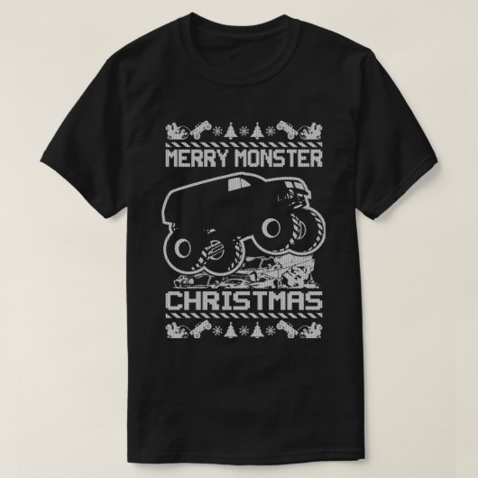 Christmas Monster Trucks 4 T-Shirt (Design vorne)