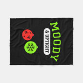 Christmas Moody & Uptight Funny Xmas Holiday S Fleecedecke (Vorderseite (Horizontal))
