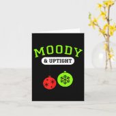 Christmas Moody & Uptight Funny Xmas Holiday S Karte (Gelbe Blume)