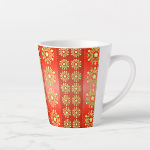 Christmas Moon Star Pattern-65756 Milchtasse