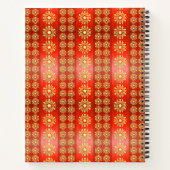 Christmas Moon Star Pattern-65756 Notizblock (Rückseite)