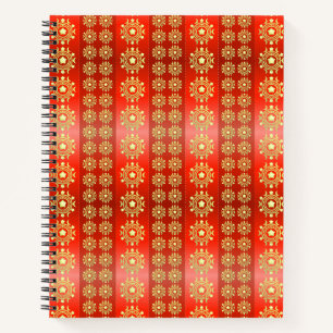 Christmas Moon Star Pattern-65756 Notizblock