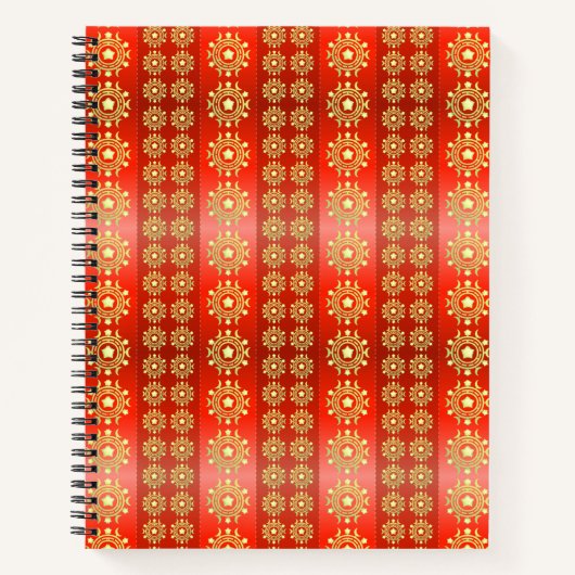 Christmas Moon Star Pattern-65756 Notizblock (Vorderseite)