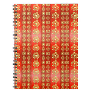 Christmas Moon Star Pattern-65756 Notizblock