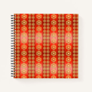 Christmas Moon Star Pattern-65756 Notizblock