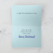 Christmas Moose~ Feiertagskarte (Innenseite)