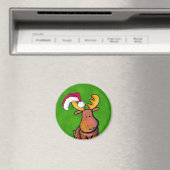 Christmas Moose Magnet (In Situ (Geschirrspüler))