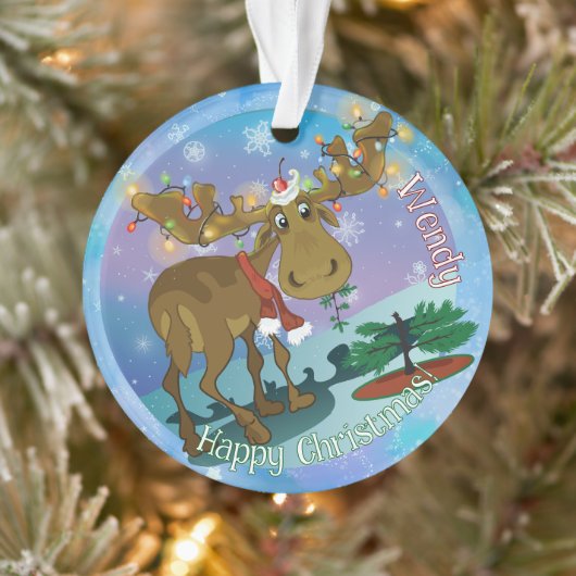 Christmas Moose Ornament (Baum)