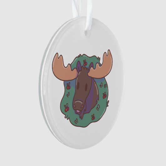 Christmas Moose Ornament (Vorderseite)