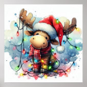 Christmas Moose Poster (Vorne)