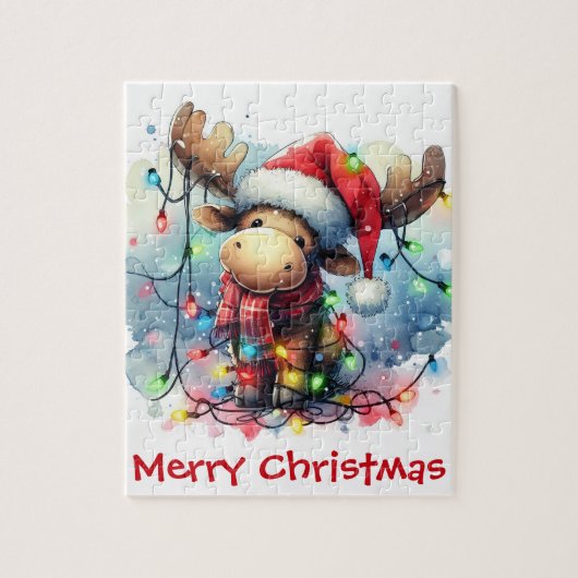 Christmas Moose Puzzle (Vertikal)