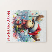 Christmas Moose Puzzle (Horizontal)