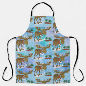 Christmas Moose ~ Schürze (Vorderseite)