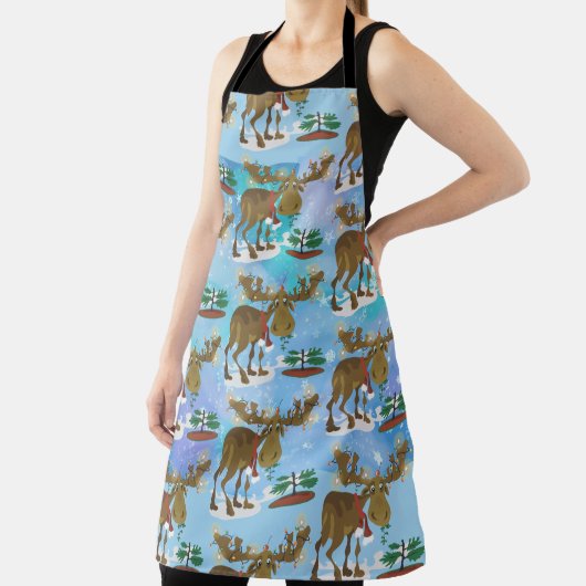 Christmas Moose ~ Schürze (InSitu)