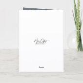 Christmas Moose With Holiday Lights Karte (Rückseite)