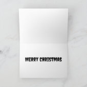 Christmas Moose Zombie Karte (Innenseite)