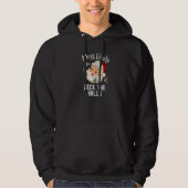 Christmas Most Likely To Deck the Halls Retro Sant Hoodie (Vorderseite)
