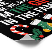 Christmas Most Likely To Sleep Under The Tree I'm  Poster (Ecke)