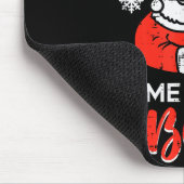 Christmas Most Wonderful Time For Funny Santa Xmas Mousepad (Ecke)